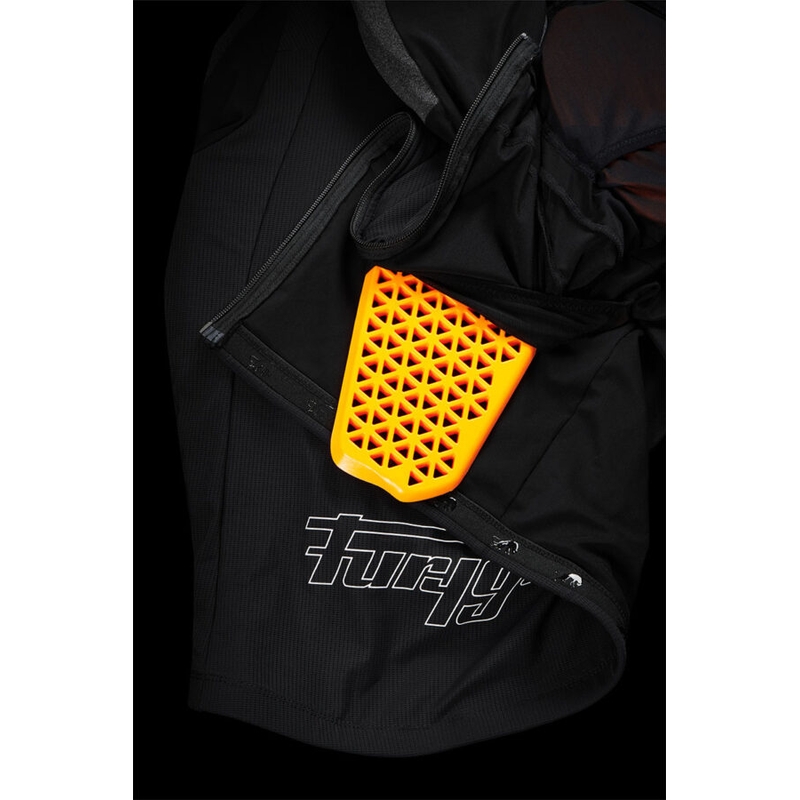 Furygan X-Road jaka D3O® melna