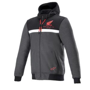Alpinestars Chrome Street Hoodie Honda melns-pelēks-sarkans