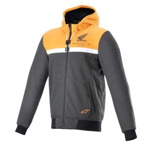 Alpinestars Chrome Street Hoodie Honda melna-pelēka-oranža