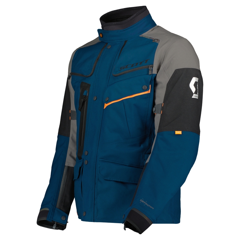 Motocikla jaka SCOTT VOYAGER DRYO blue-grey izpārdošana