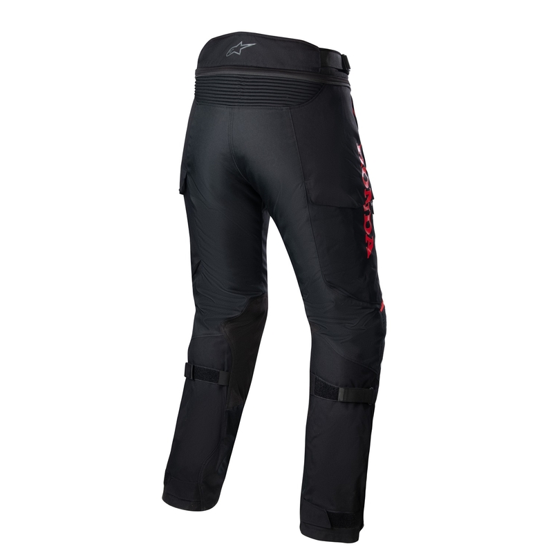 Alpinestars Bogota PRO Drystar Honda sarkanas fluo melnas motocikla bikses