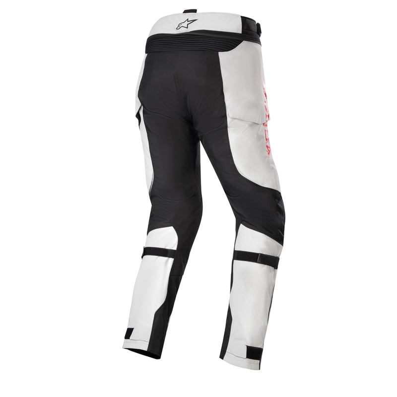 Alpinestars Bogota PRO Drystar Honda gaiši pelēkas-fluo melnas bikses motociklam
