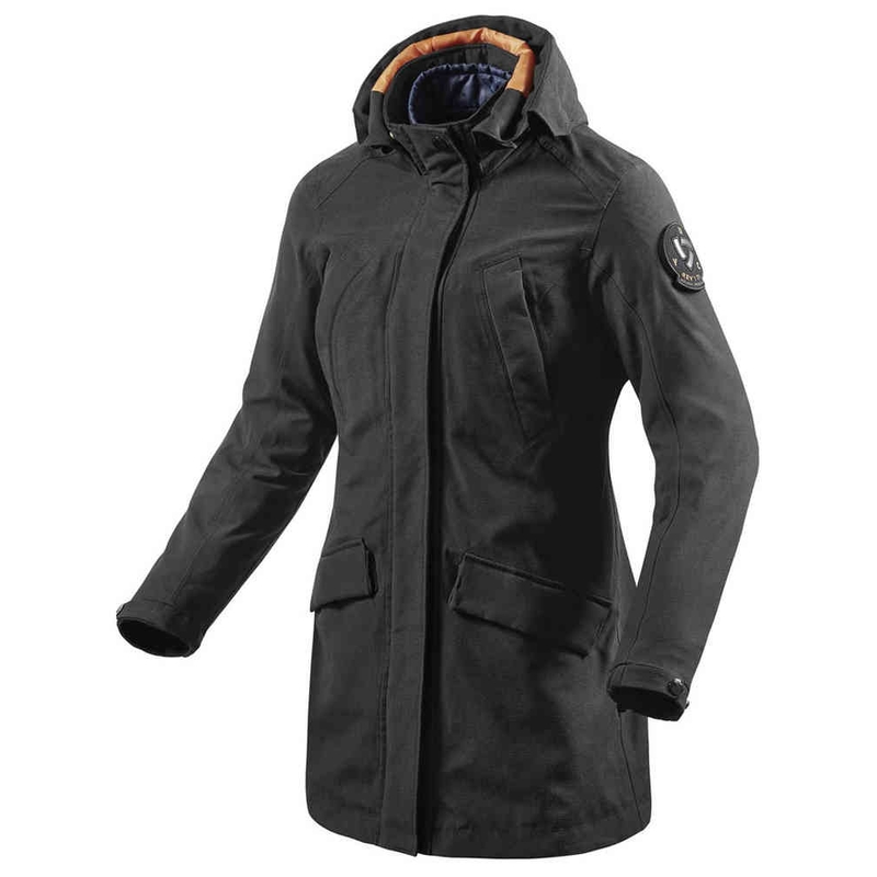 Dámská bunda na motorku Revit Metropolitan černá výprodej