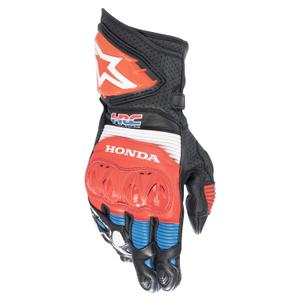 Motocikla cimdi Alpinestars GP PRO R 3 Honda melni-sarkani-fluo-zili-balti