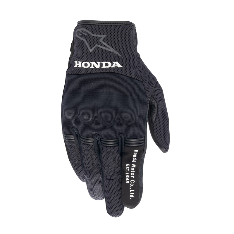 Alpinestars Copper Honda motocikla cimdi melni un pelēki