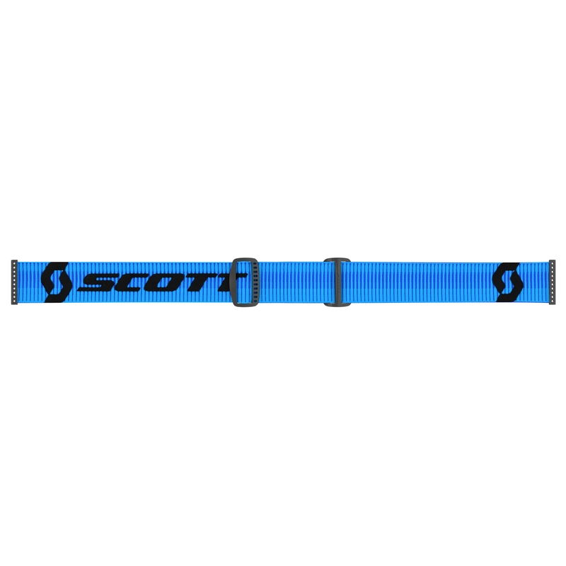Motokrosa brilles SCOTT Fury blue-black chrome