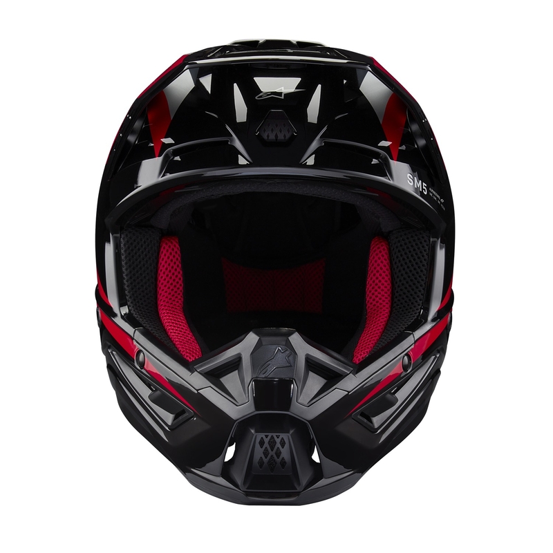 Alpinestars S-M5 Honda motokrosa ķivere melns-arkans-pelēks
