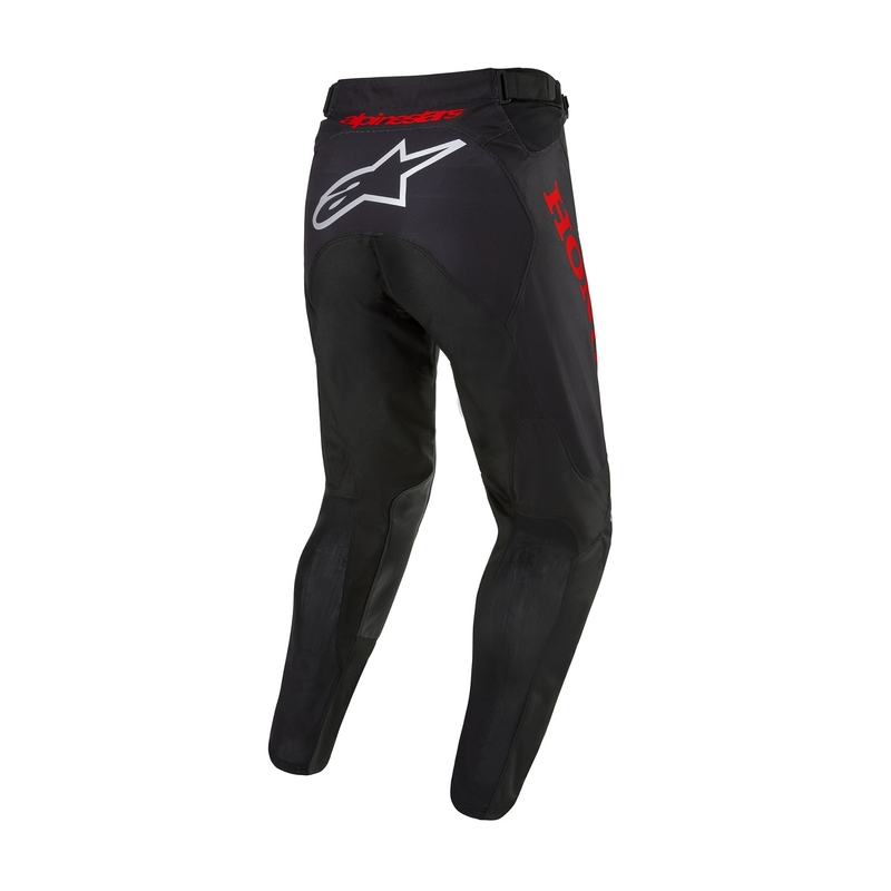 Alpinestars Racer Iconic Honda motokrosa bikses melnas un sarkanas