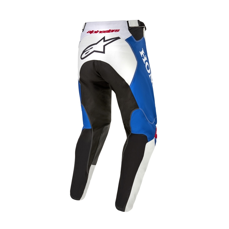Alpinestars Racer Iconic Honda motokrosa bikses balti-zilas-sarkan-melnas
