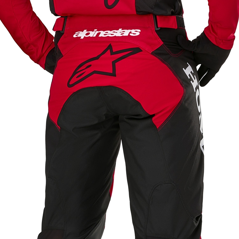 Alpinestars Racer Iconic Honda motokrosa bikses sarkanā-melnā-zilā-baltā kolekcija