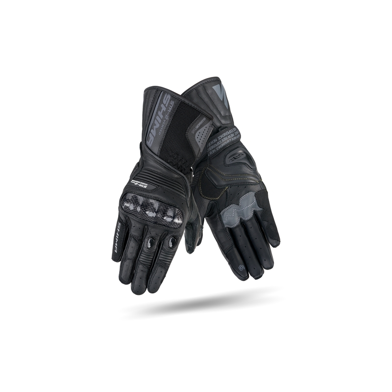 Motocikla cimdi Shima STR-2 Vent melni