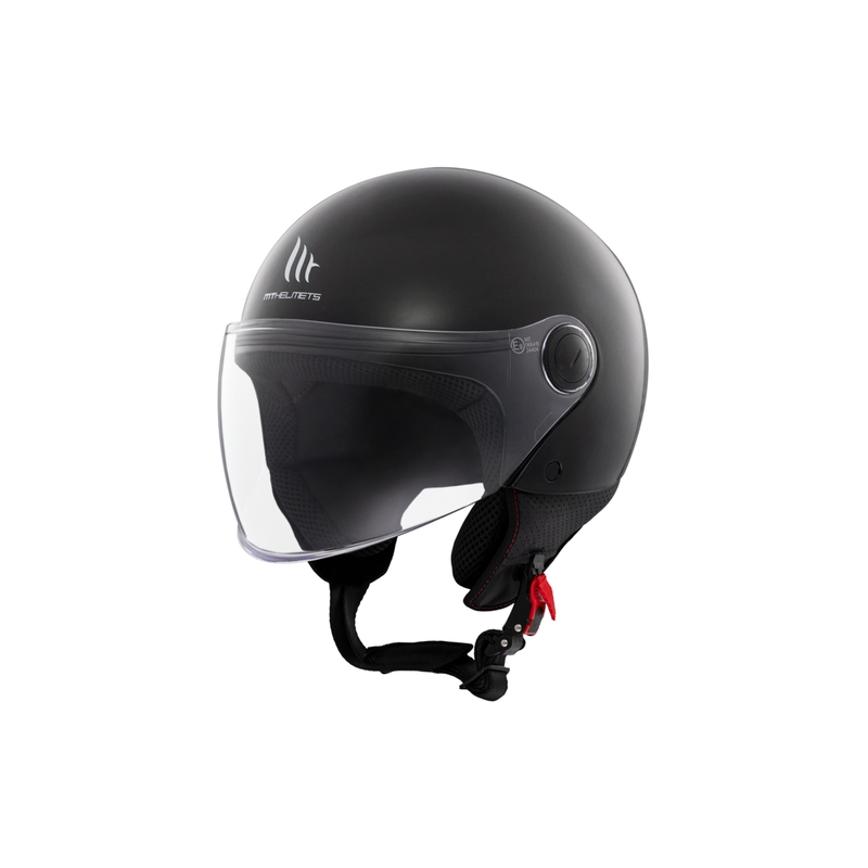 MT Street S Open motociklu ķivere Gloss Black