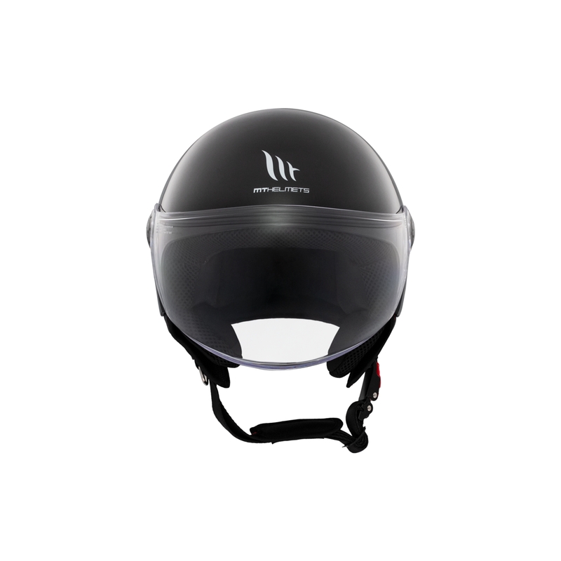 MT Street S Open motociklu ķivere Gloss Black