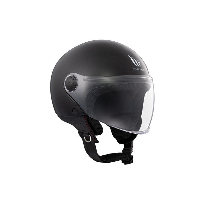 MT Street S Open motociklu ķivere Gloss Black