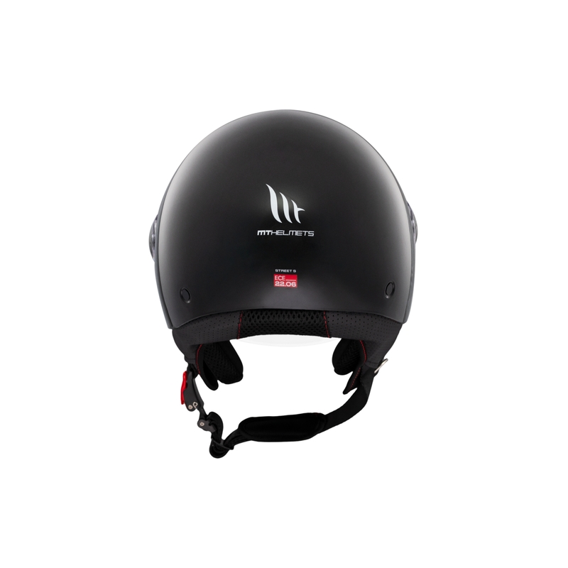 MT Street S Open motociklu ķivere Gloss Black