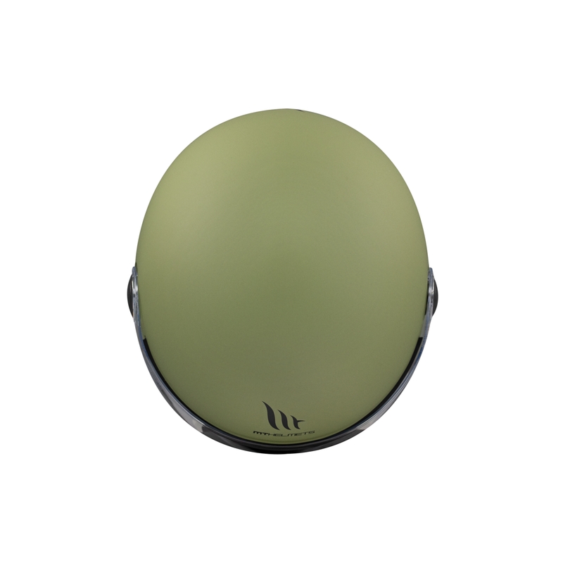 MT Street S atvērta motocikla ķivere matēti zaļa