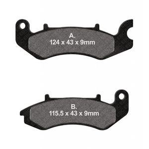 Brzdové destičky EBC