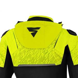 Sieviešu jaka Shima Drift fluo dzeltena ar kapuci