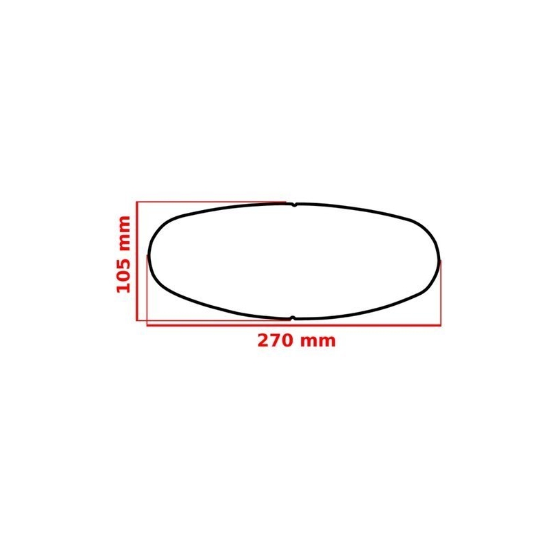 Universāla plēve pret miglošanos atvērtām ķiverēm FogCity Easy Open-Face