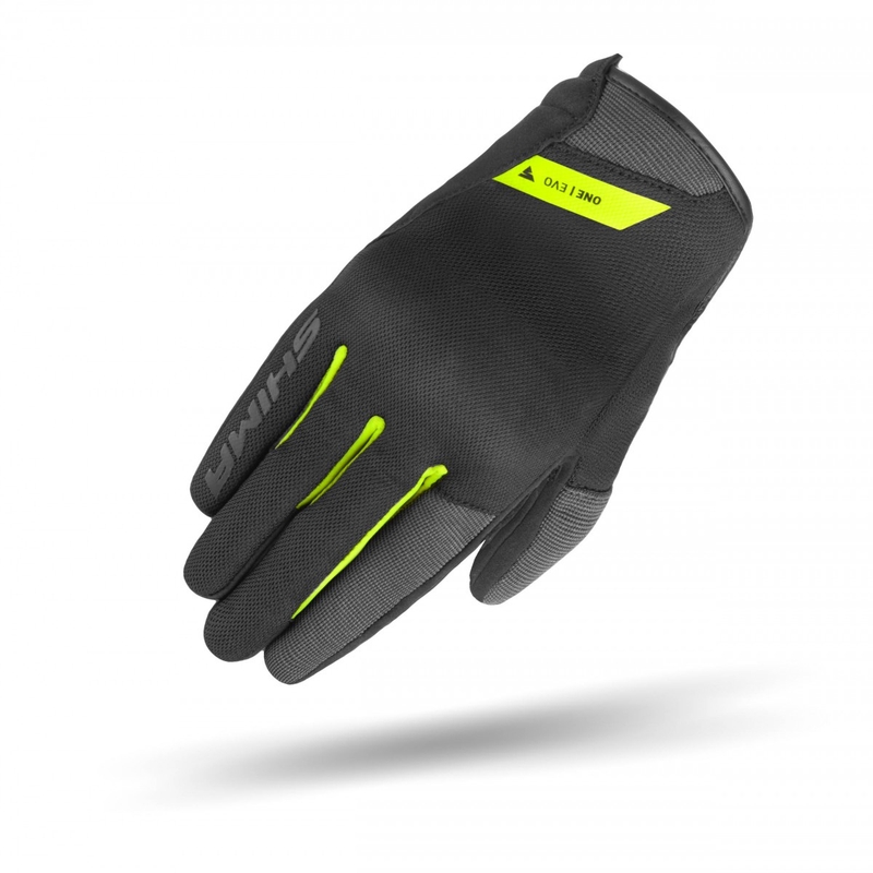 Motocikla cimdi Shima One EVO yellow fluo black