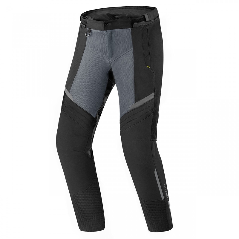Shima Rush Vented 2.0 melnas/pelēkas motocikla bikses