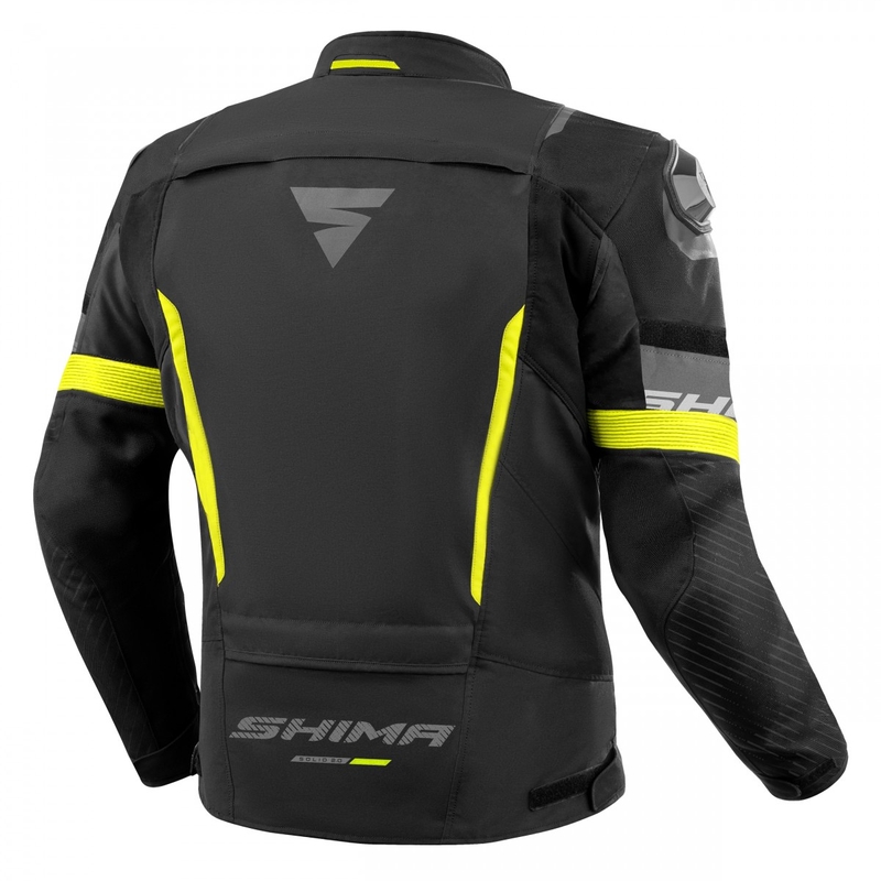Motocikla jaka Shima Solid 2.0 black-fluo yellow