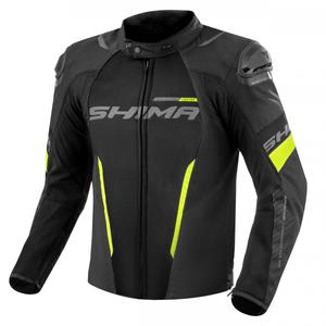 Motocikla jaka Shima Solid 2.0 Vent black-fluo yellow