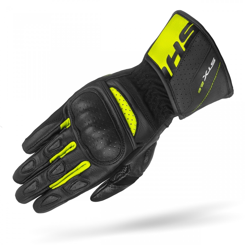 Motocikla cimdi Shima STX 2.0 black-fluo yellow