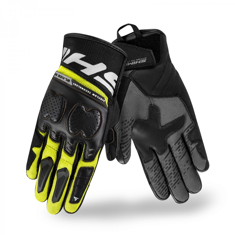 Motocikla cimdi Shima Blaze 2.0 black-fluo yellow