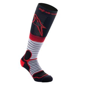 Alpinestars MX PRO melni-arkani-pelēkas zeķes