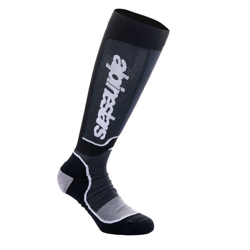 Alpinestars MX Plus melnas un baltas zeķes