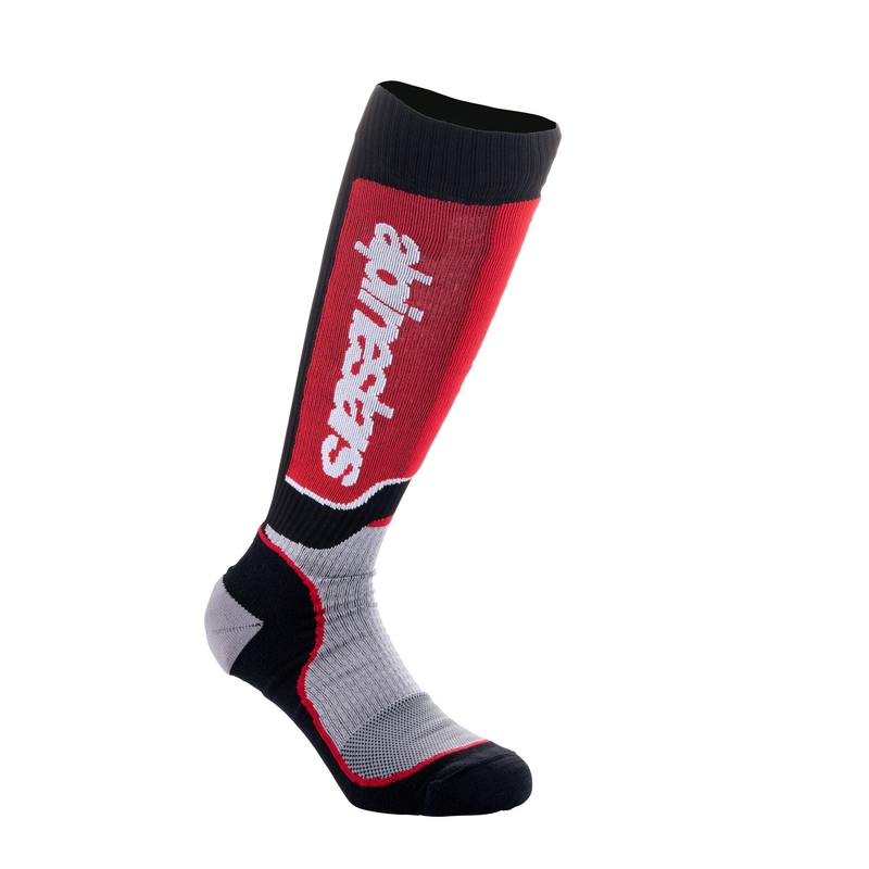 Bērnu zeķes Alpinestars MX Plus Black-Red-Grey