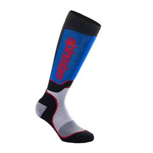 Bērnu zeķes Alpinestars MX Plus black-red-blue-grey