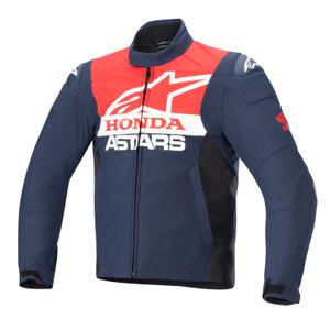 Alpinestars SMX ūdensnecaurlaidīga Honda Blue-Black-Red-White motocikla jaka