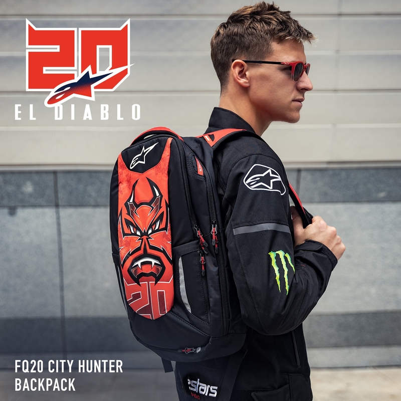 Batoh Alpinestars City Hunter FQ20 2024 černo-červeno-bílý