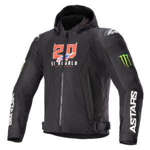 Alpinestars Zaca Air Monster FQ20 melns-arkans-zils-balts-zaļš motocikla jaka