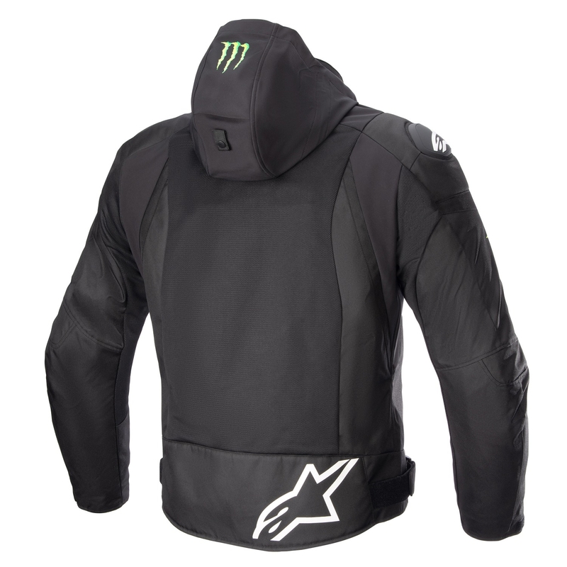 Alpinestars Zaca Air Monster FQ20 melns-arkans-zils-balts-zaļš motocikla jaka
