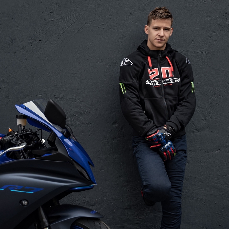 Alpinestars Chrome Ignition Monster FQ20 melns-arkans-balts-zaļš motocikla jaka