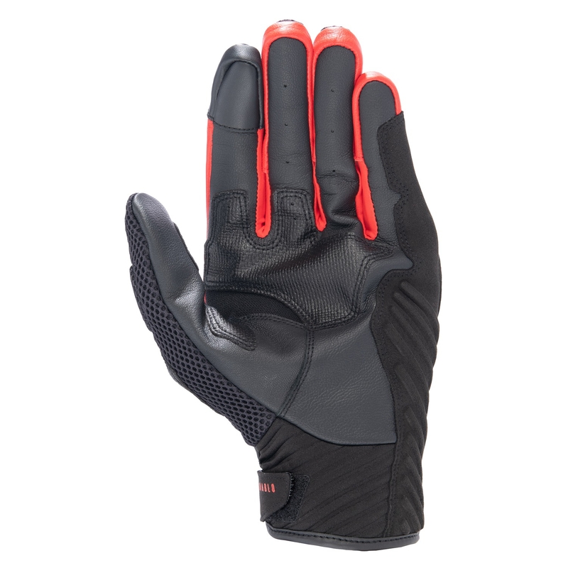 Alpinestars SMX-1 Air 2 Monster FQ20 melni-sarkani-zili-balti-zaļi motocikla cimdi