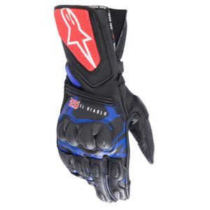 Alpinestars SP-8 3 Monster FQ20 melni-sarkani-zili-balti motocikla cimdi