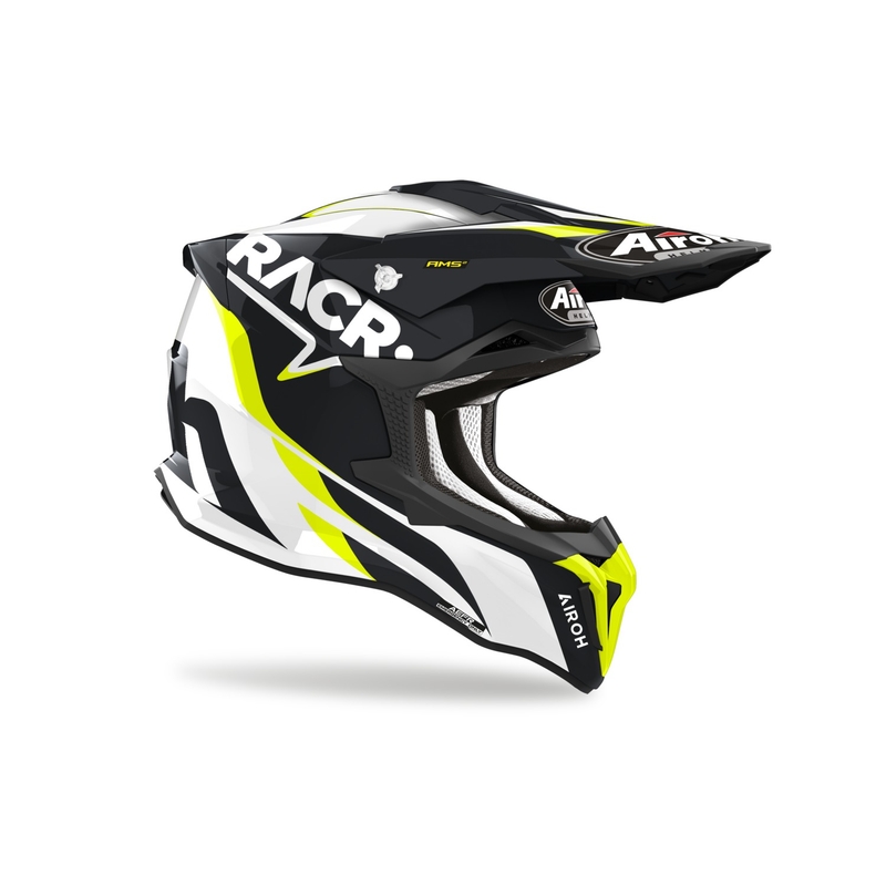 Motokrosa ķivere Airoh Strycker Racr 2024 spīdīga izpārdošana