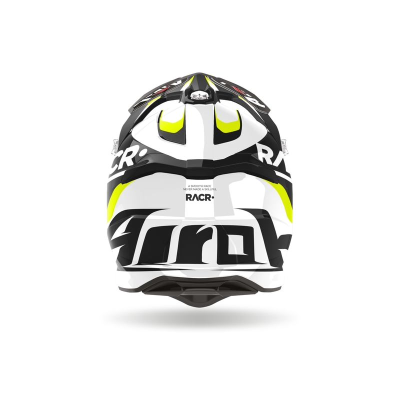 Motokrosa ķivere Airoh Strycker Racr 2024 spīdīga izpārdošana