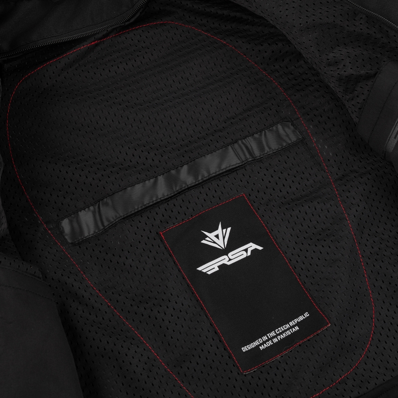 Sieviešu RSA Runway Black-Fluo Yellow motocikla jaka