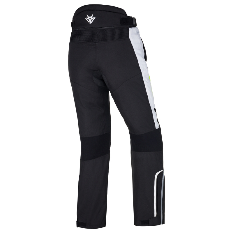 Sieviešu RSA Wasp Black-Fluo Yellow-White bikses motociklam
