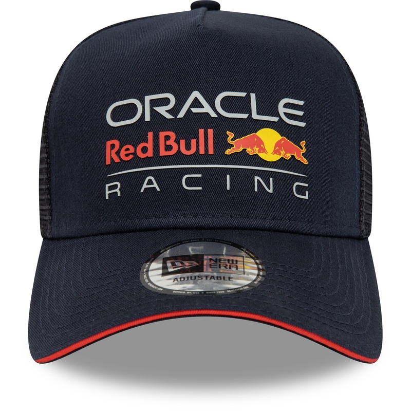 Red Bull Racing F1 ESS cepure ar lielu logotipu tumši zilā krāsā
