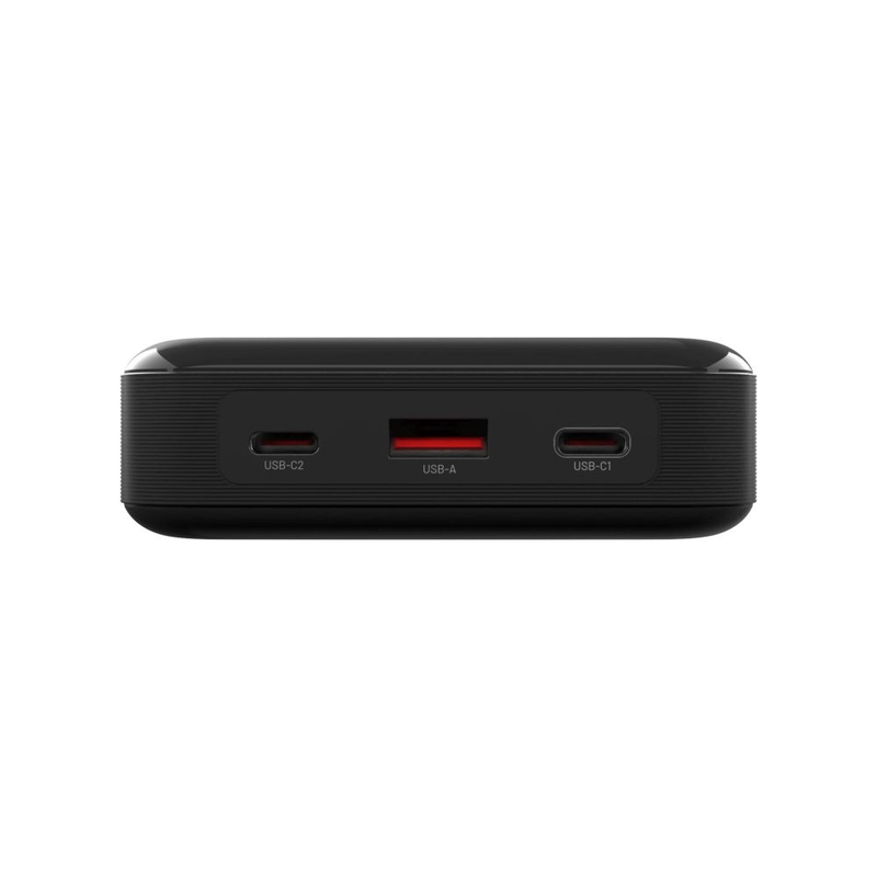 Powerbank Fixed Zen 20 Pro ar LCD displeju melns