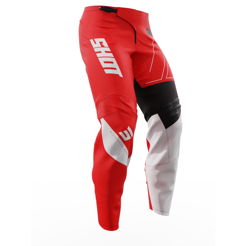 Bērnu motokrosa bikses Shot Draw Rush Red izpārdošana