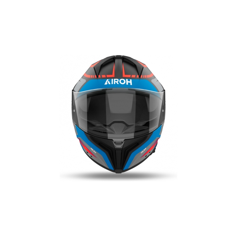 Integrēta motocikla ķivere Airoh Matryx Rider tumši zila matēta