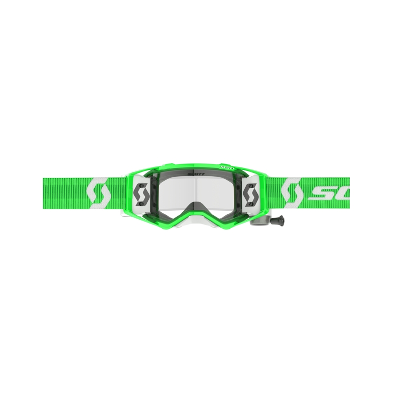 Motokrosa brilles Scott Prospect WFS zaļš un balts