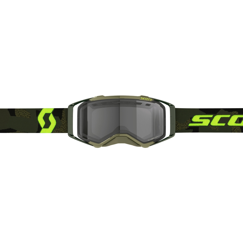 Motokrosové brýle Scott Prospect Enduro LS khaki-fluo žluto-šedé